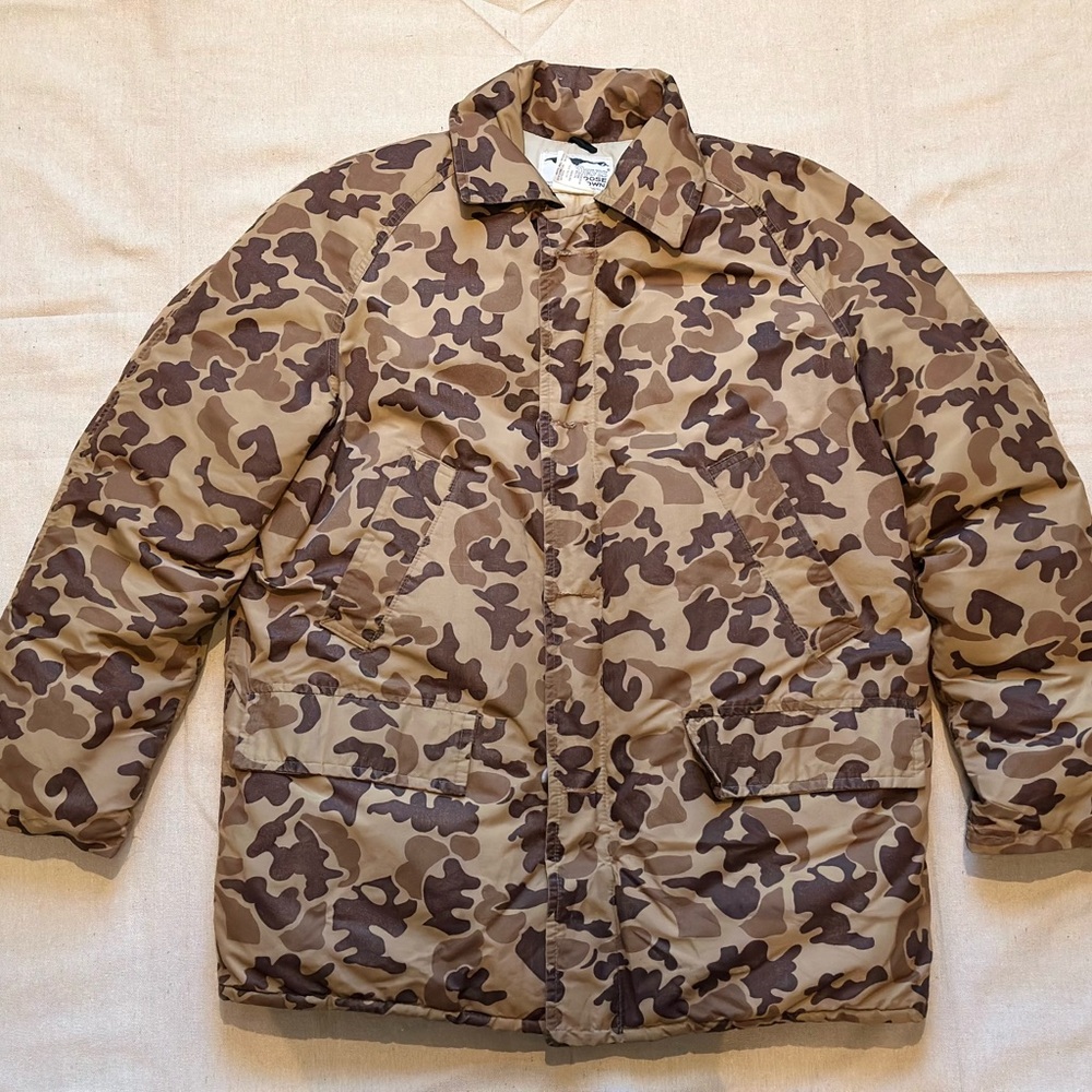 Orvis Brown Camo Goose down jacket